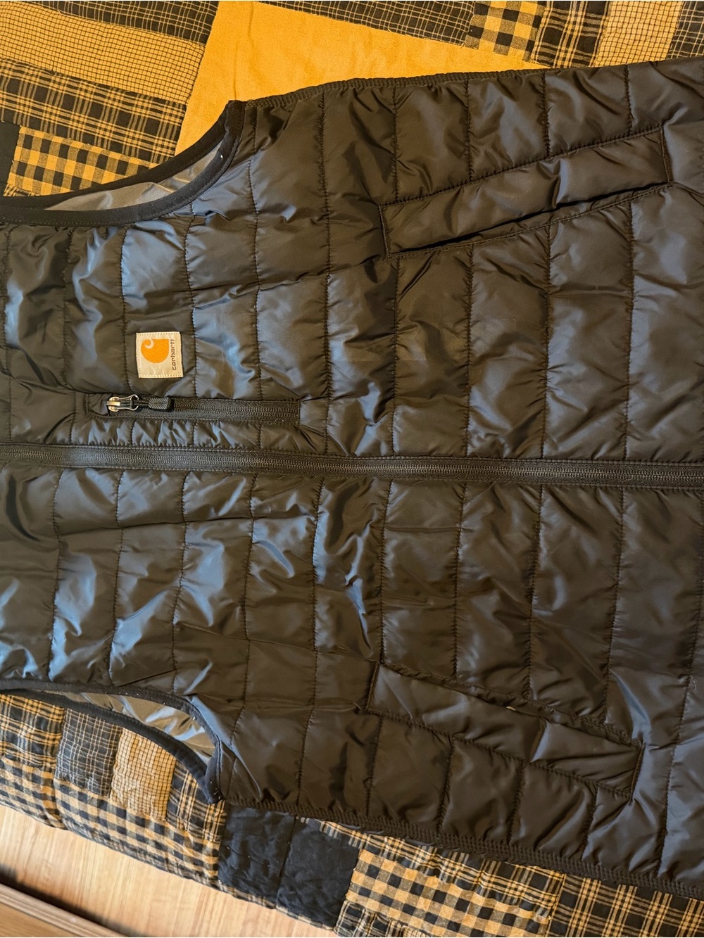 Carhartt Mens Black Quilted Puffer Jacket